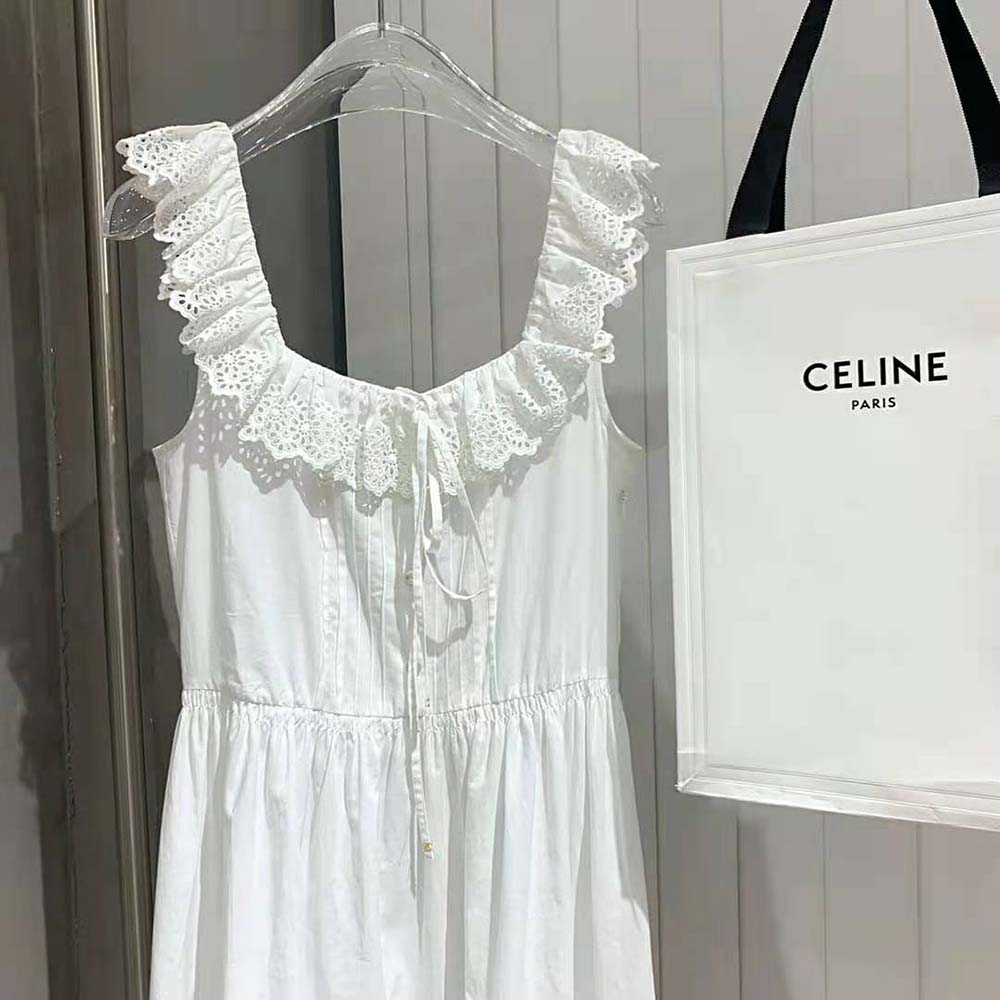 Celine Women Prairie Dress in Cotton Percale - image 4