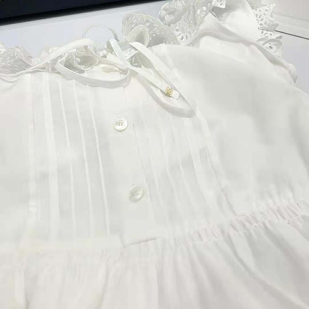 Celine Women Prairie Dress in Cotton Percale - image 7