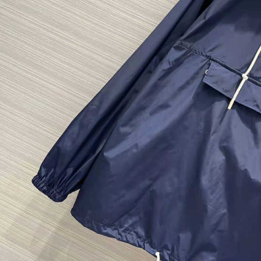 Celine Women Windbreaker in Lightweight Nylon-Blue - image 6