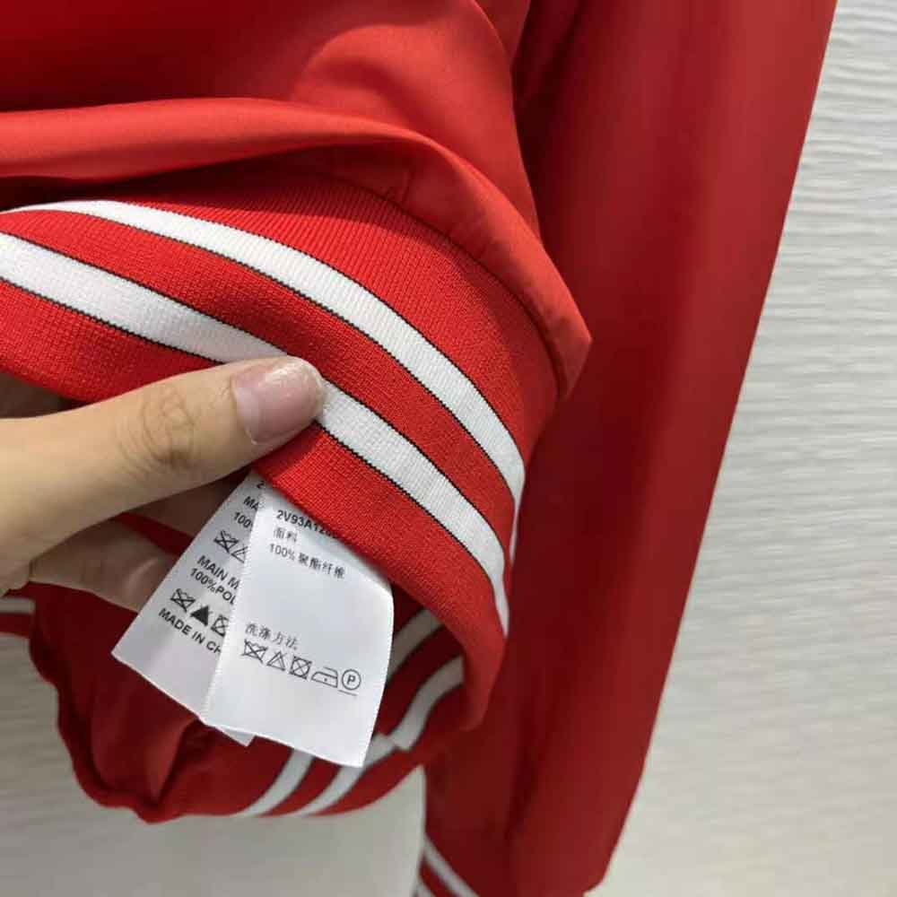 Celine Women Windbreaker in Lightweight Nylon-Red - image 10