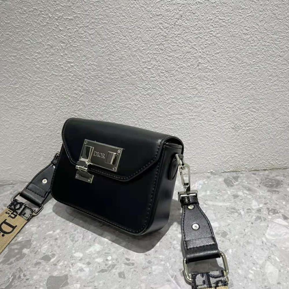 Dior Men Messenger Pouch Black Smooth Calfskin - image 6