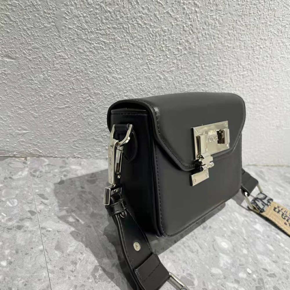 Dior Men Messenger Pouch Black Smooth Calfskin - image 7
