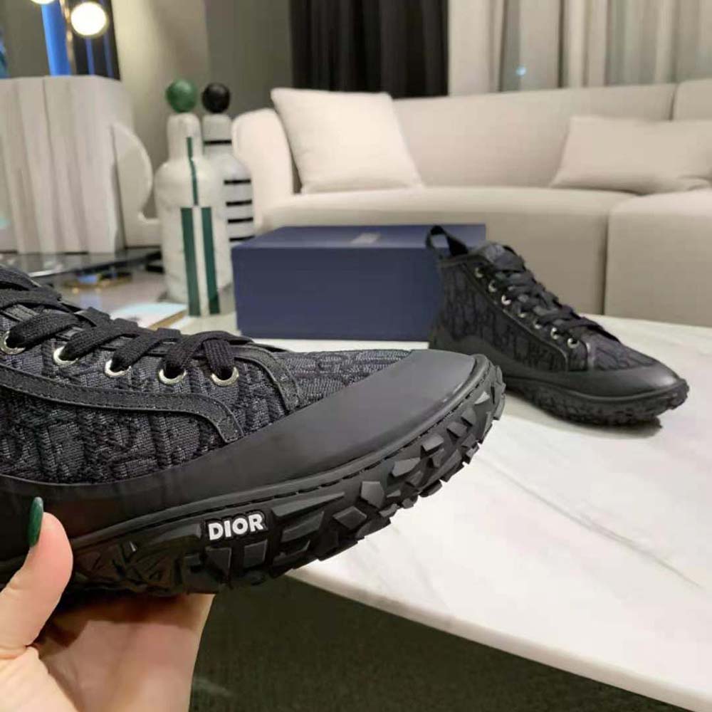 Dior Unisex B28 High-top Sneaker Black Dior Oblique Jacquard and Rubber - image 8