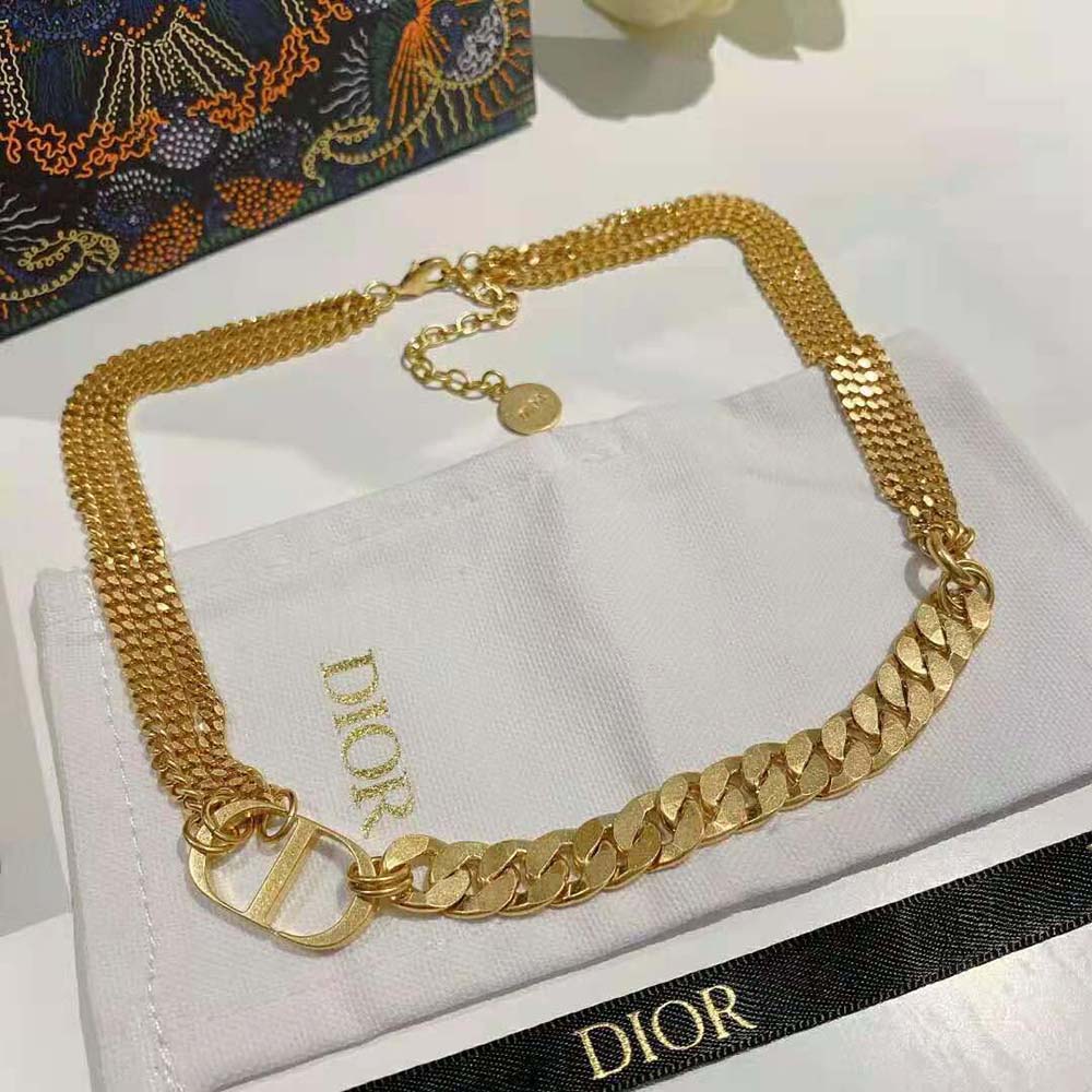 Dior Women 30 Montaigne Necklace Gold-Finish Metal - image 5