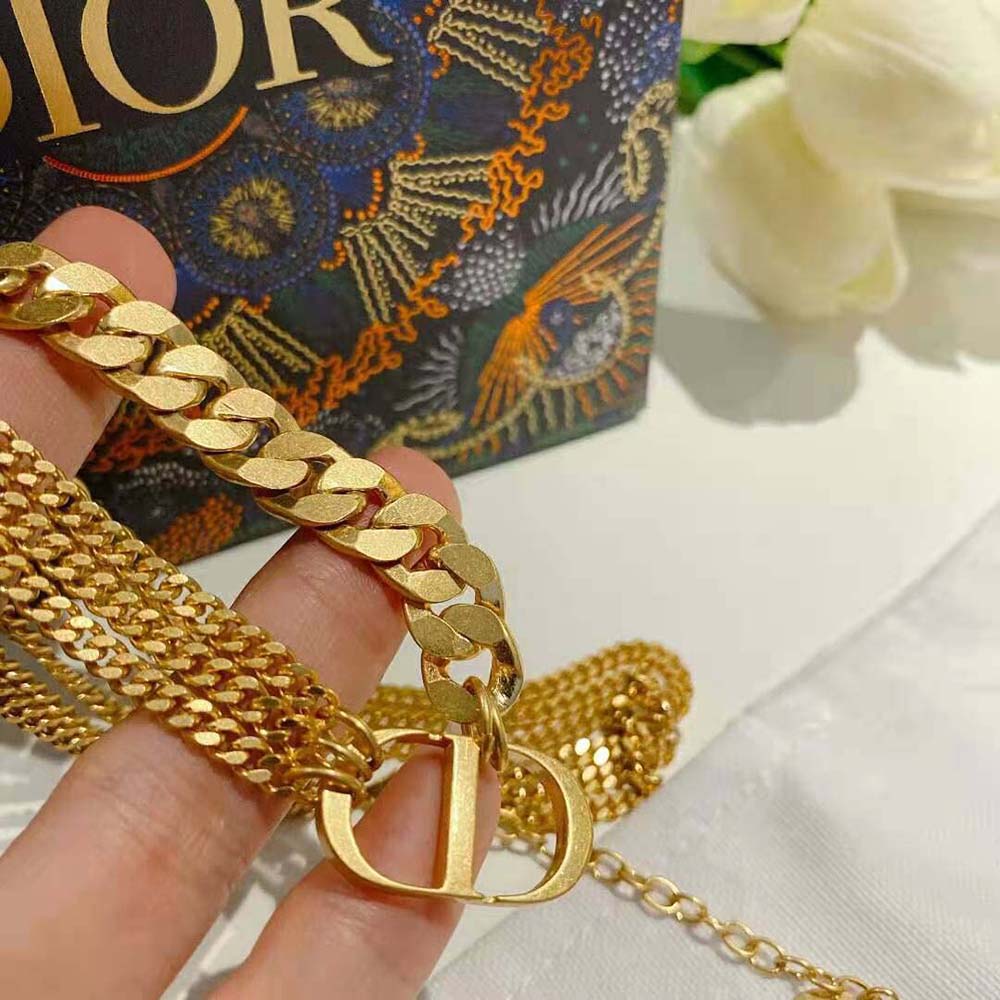 Dior Women 30 Montaigne Necklace Gold-Finish Metal - image 4