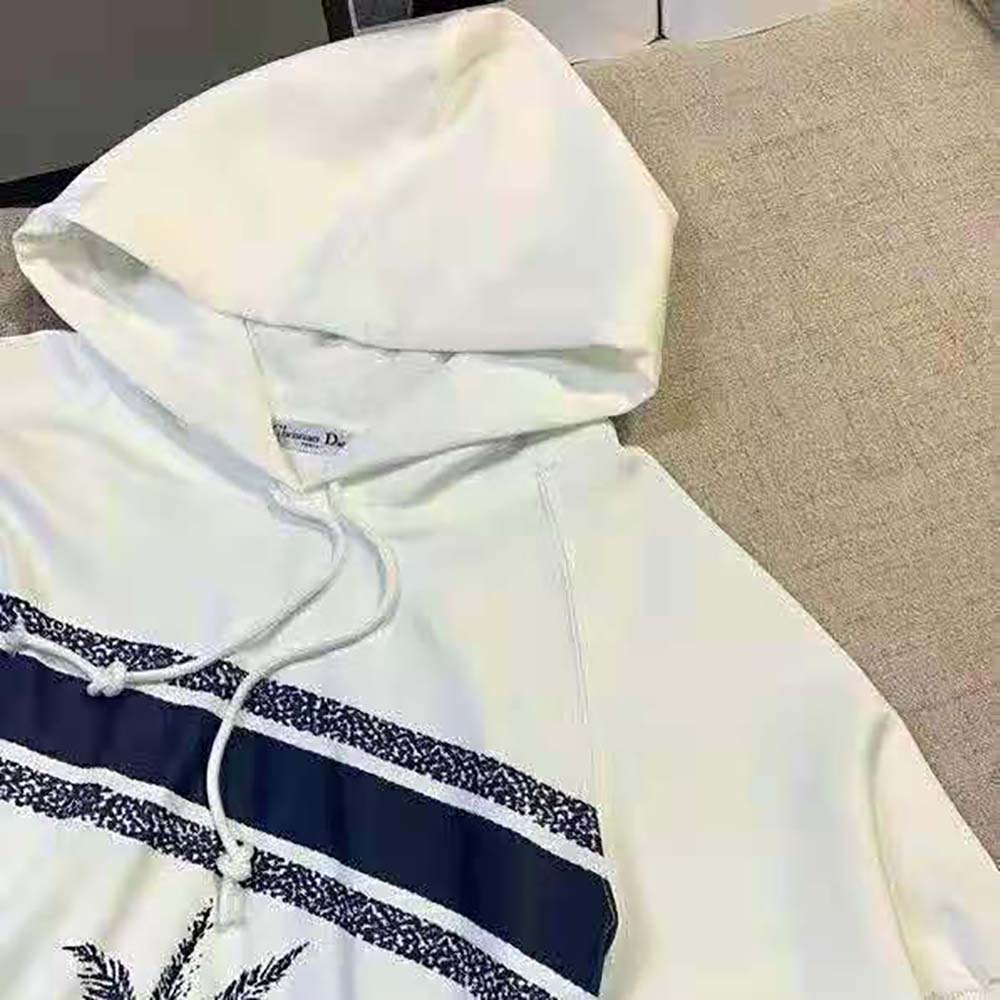 Dior Women Chez Moi Short-Sleeved Hooded Sweatshirt - image 5