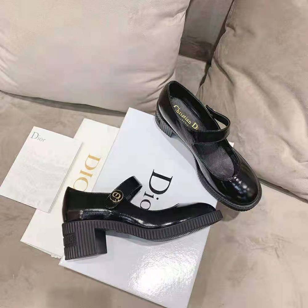 Dior Women D-Doll Pump Black Shiny Calfskin - image 5