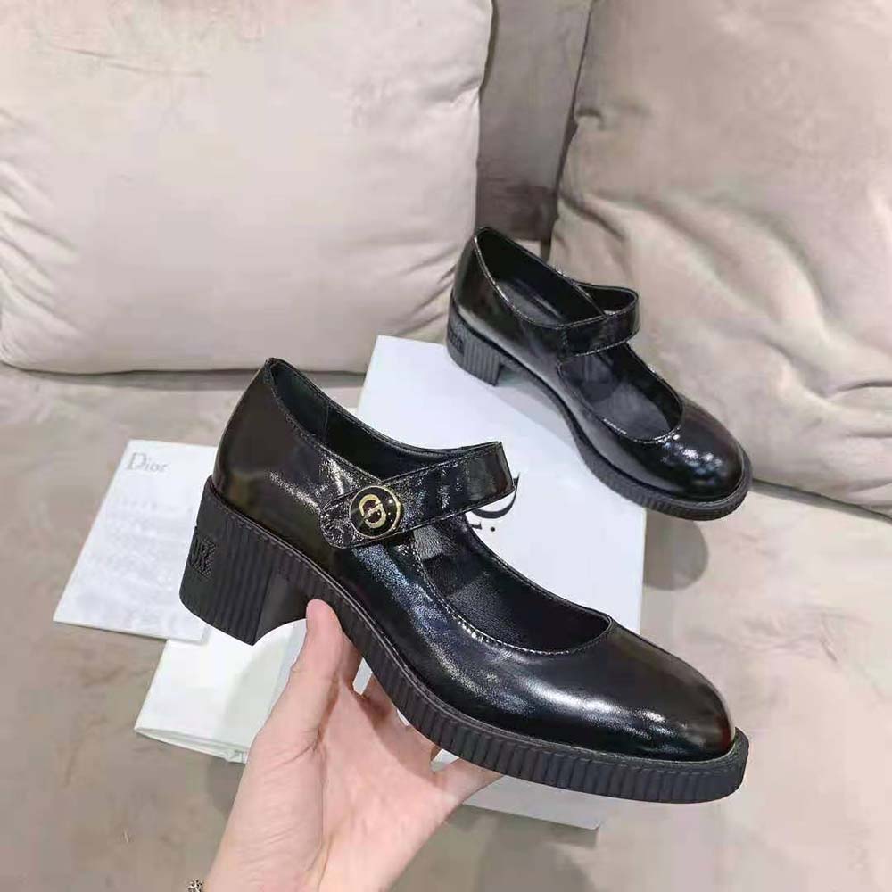 Dior Women D-Doll Pump Black Shiny Calfskin - image 4