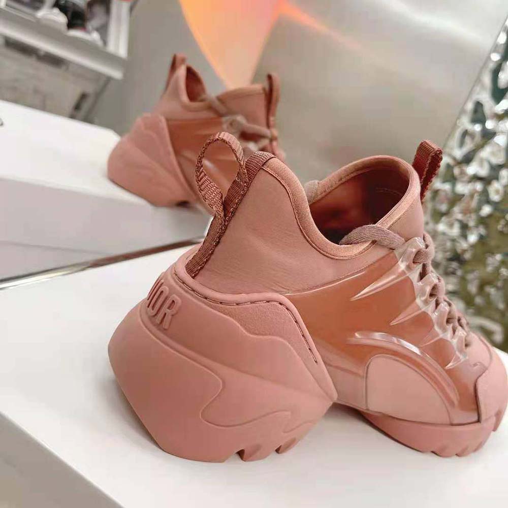 Dior Women D-connect Sneaker Dark Nude Technical Fabric - image 7
