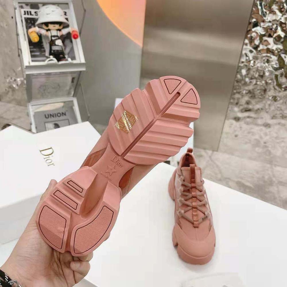 Dior Women D-connect Sneaker Dark Nude Technical Fabric - image 6