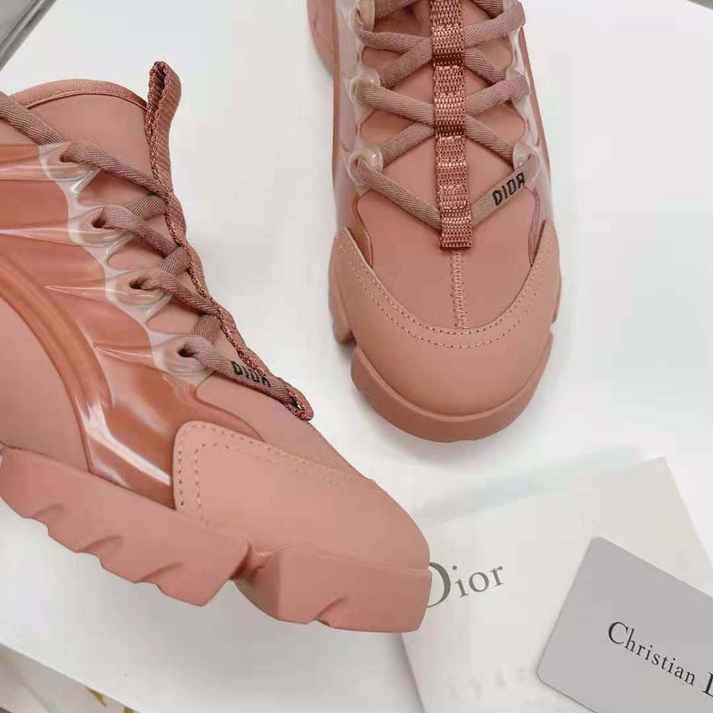 Dior Women D-connect Sneaker Dark Nude Technical Fabric - image 10