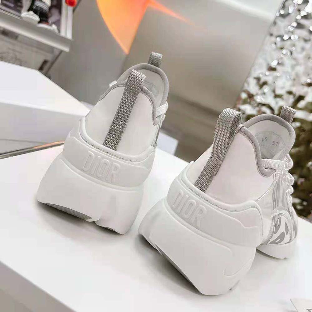 Dior Women D-connect Sneaker White Dior Spatial Printed Reflective Technical Fabric - image 7