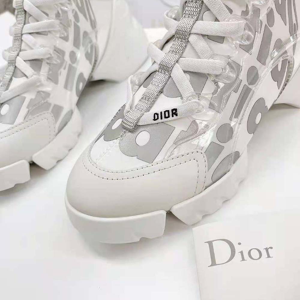 Dior Women D-connect Sneaker White Dior Spatial Printed Reflective Technical Fabric - image 10