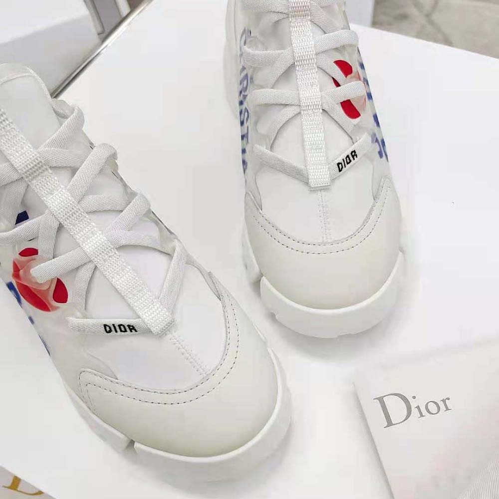 Dior Women D-connect Sneaker White J Adior Paris Technical Fabric - image 5