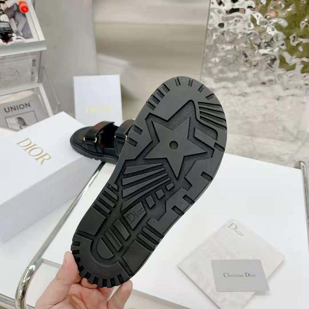 Dior Women Dioract Sandal Black Lambskin - image 8