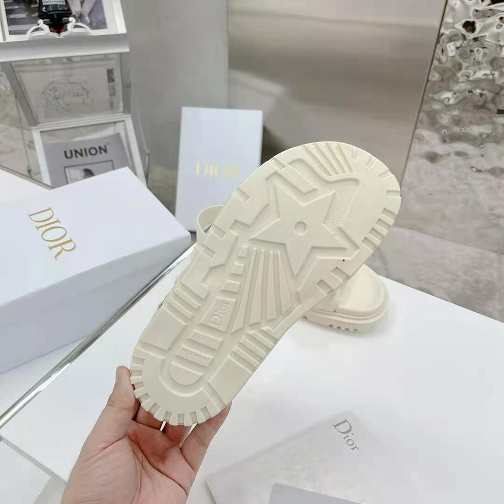 Dior Women Dioract Sandal White Lambskin - image 7