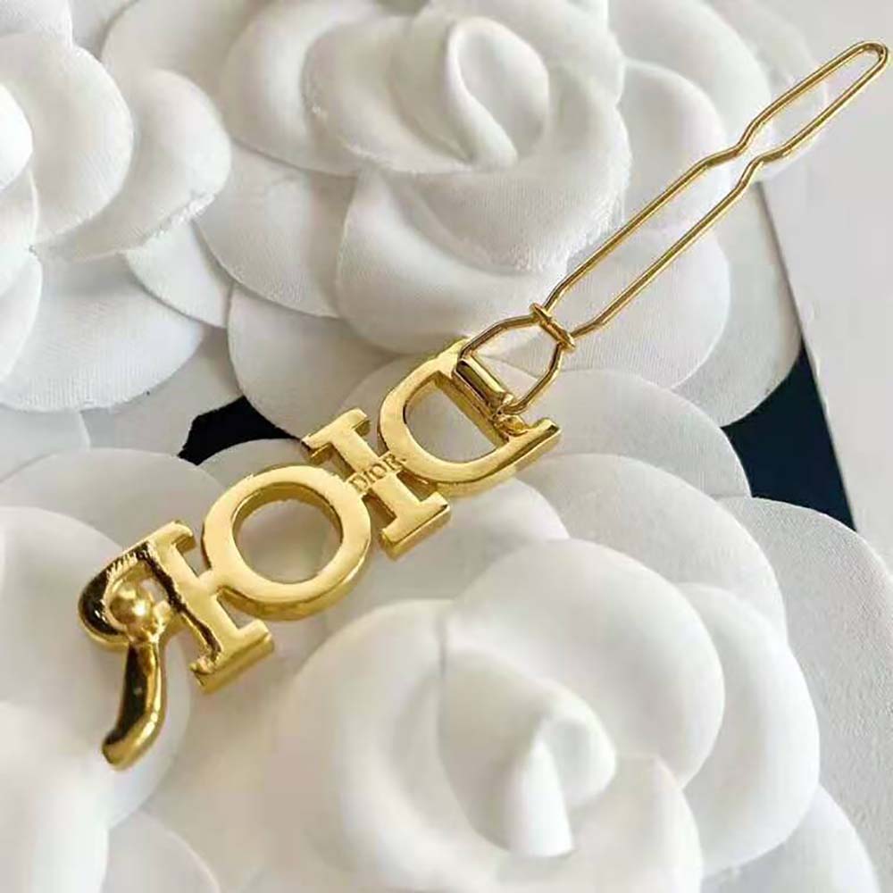 Dior Women Dio(r)evolution Barrette Gold-Finish Metal - image 4