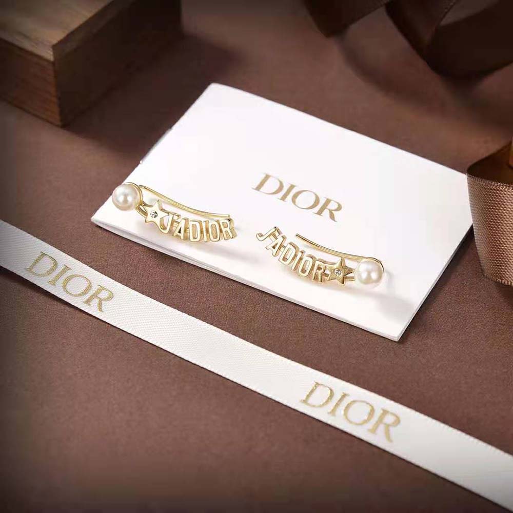 Dior Women J’Adior Earrings Gold-Finish Metal - image 4