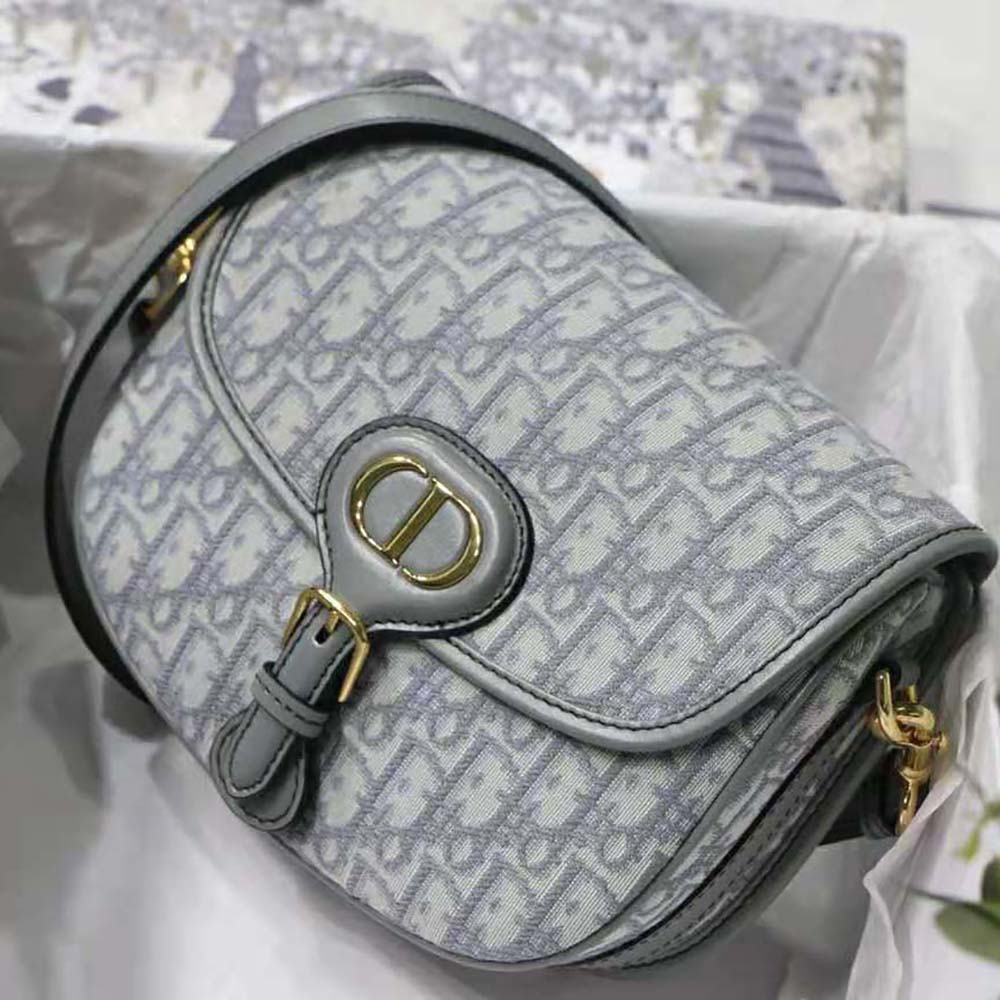 Dior Women Medium Dior Bobby Bag Gray Dior Oblique Jacquard - image 4