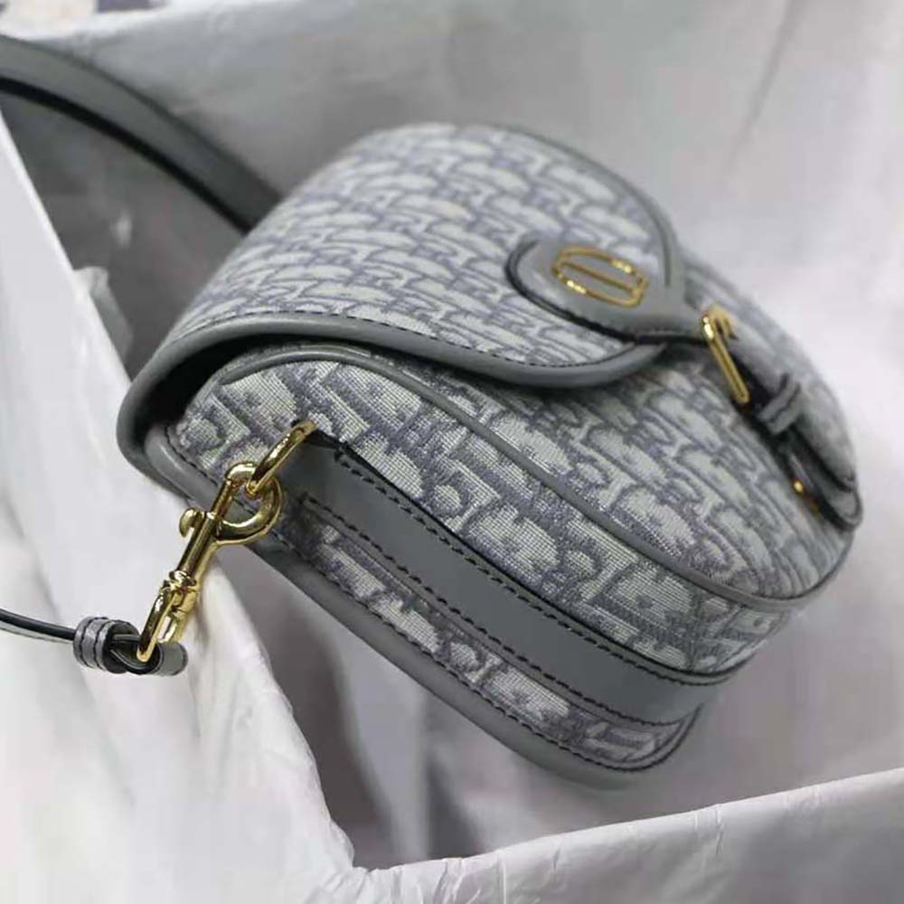 Dior Women Medium Dior Bobby Bag Gray Dior Oblique Jacquard - image 5
