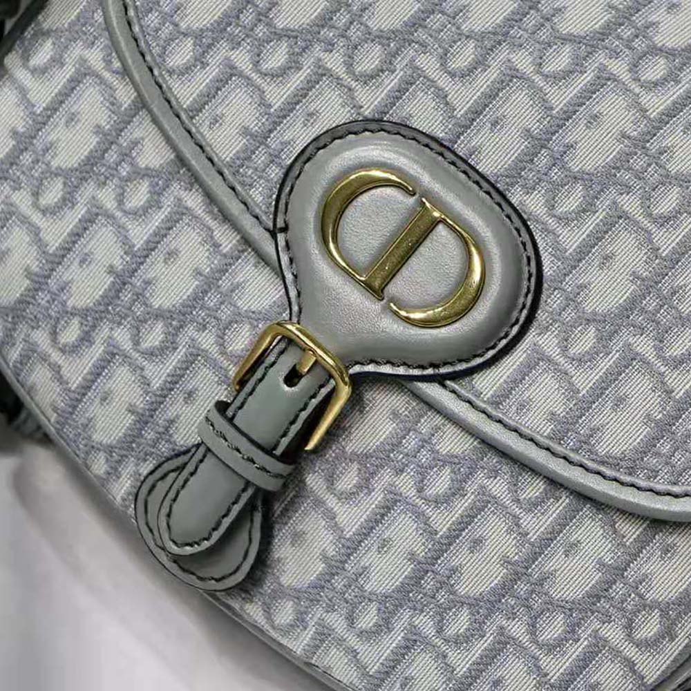 Dior Women Medium Dior Bobby Bag Gray Dior Oblique Jacquard - image 9