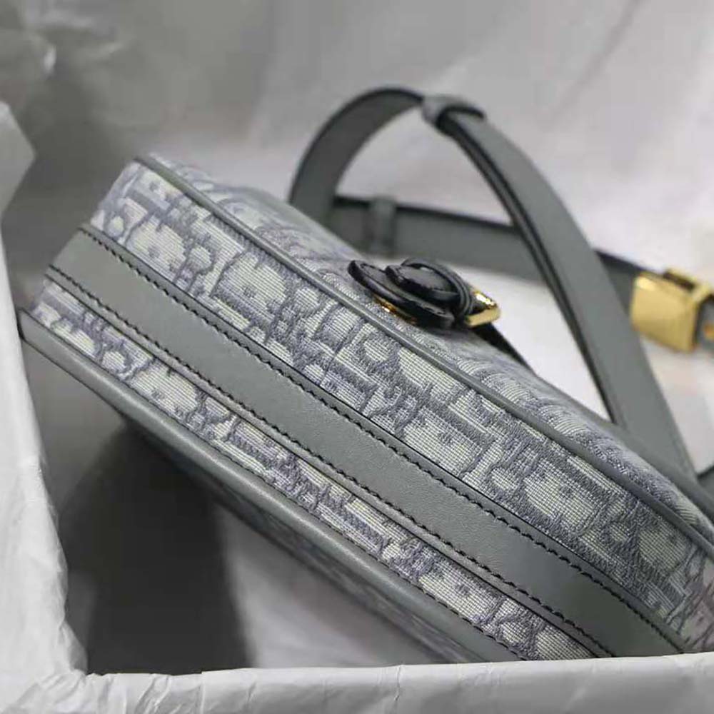 Dior Women Medium Dior Bobby Bag Gray Dior Oblique Jacquard - image 6