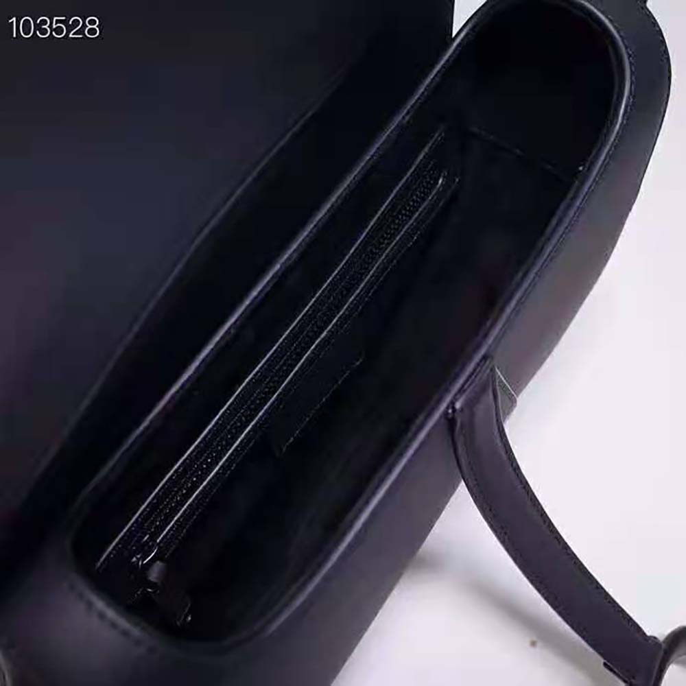 Dior Women Mini Saddle Bag Black Ultramatte Calfskin - image 9