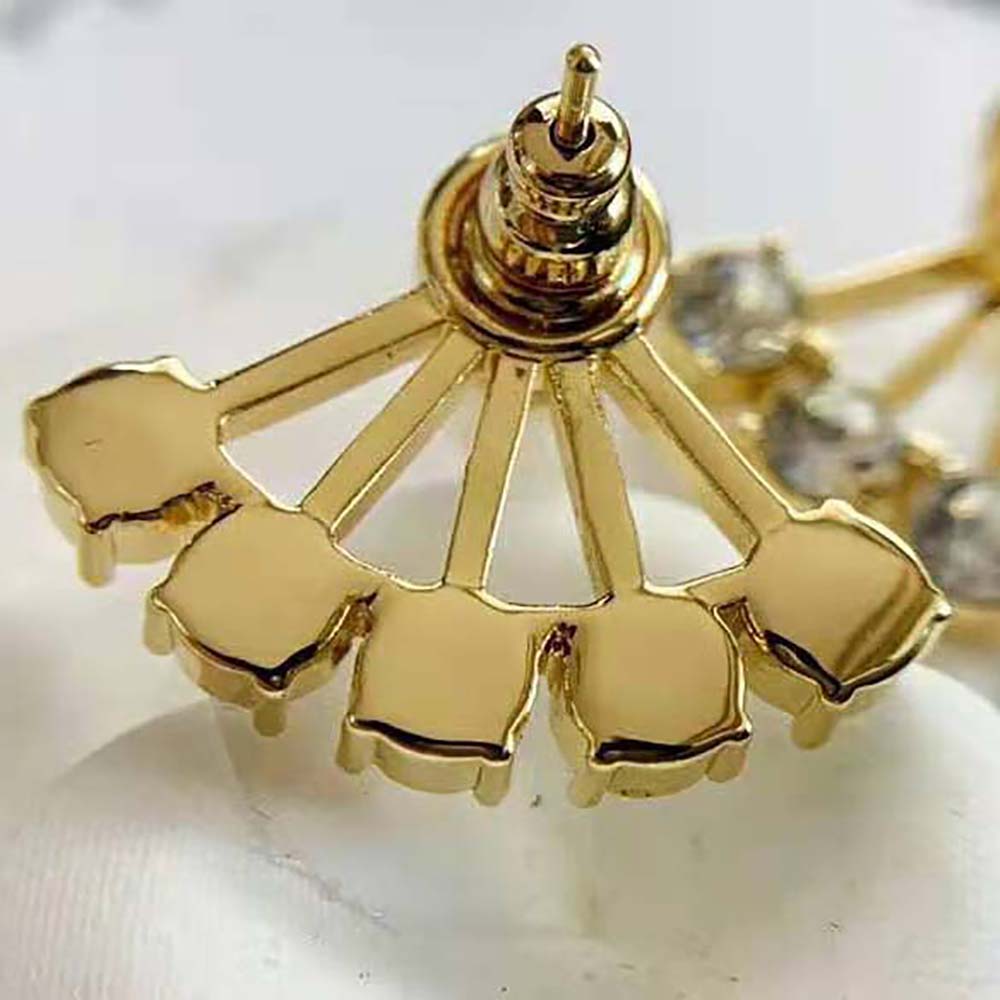 Dior Women Petit CD Earrings Gold-Finish Metal - image 5