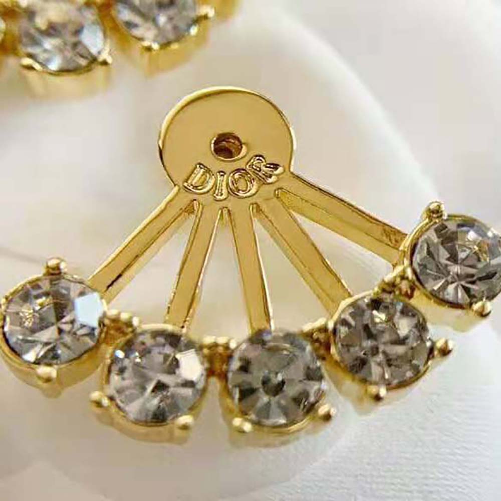 Dior Women Petit CD Earrings Gold-Finish Metal - image 4
