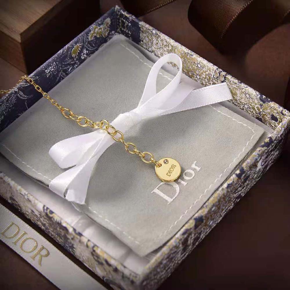 Dior Women Petit CD Bracelet Gold-Finish Metal with a White Resin Pearl - image 7