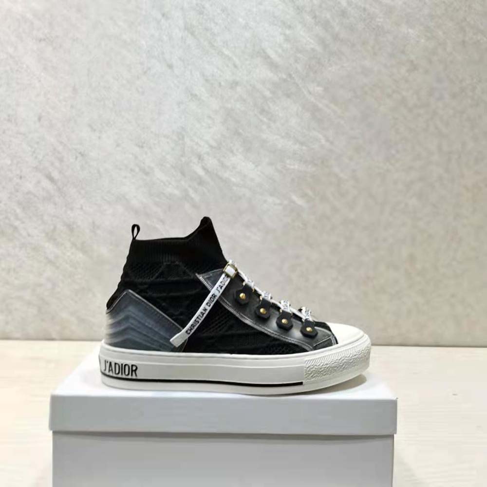 Dior Women Walk’n’dior Sneaker Black Cannage Technical Mesh - image 5
