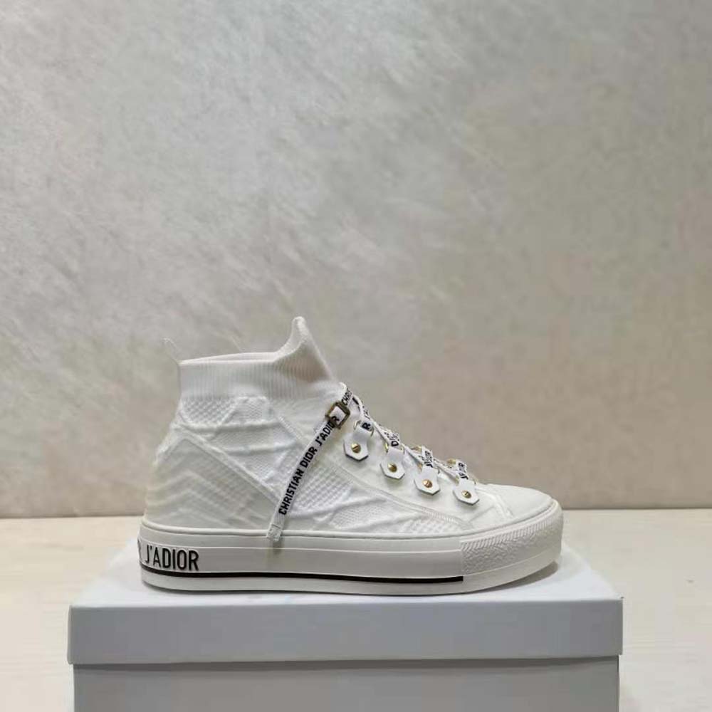 Dior Women Walk’n’dior Sneaker White Cannage Technical Mesh - image 8