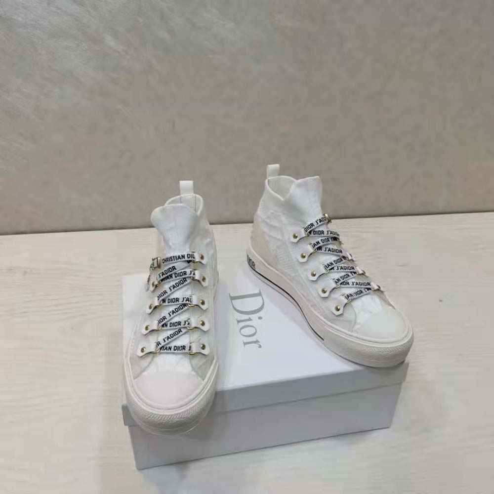 Dior Women Walk’n’dior Sneaker White Cannage Technical Mesh - image 6