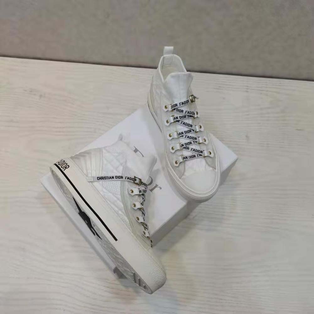 Dior Women Walk’n’dior Sneaker White Cannage Technical Mesh - image 7
