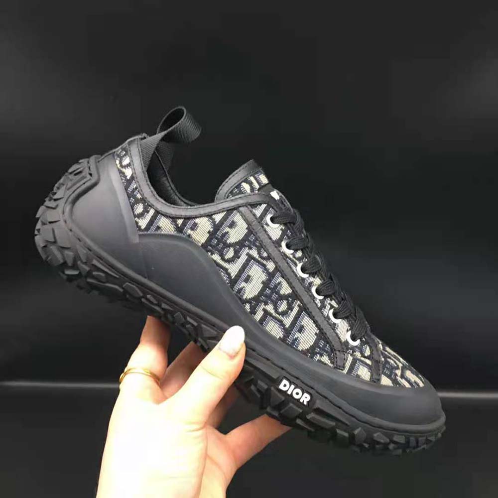 Dior Women b28 Low-Top Sneaker Beige and Black Dior Oblique Jacquard - image 7