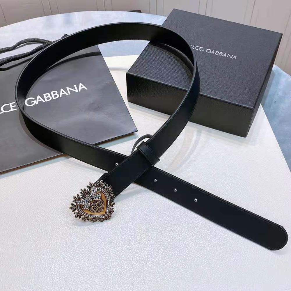 Dolce Gabbana D&G Women Devotion Belt in Lux Leather - image 6