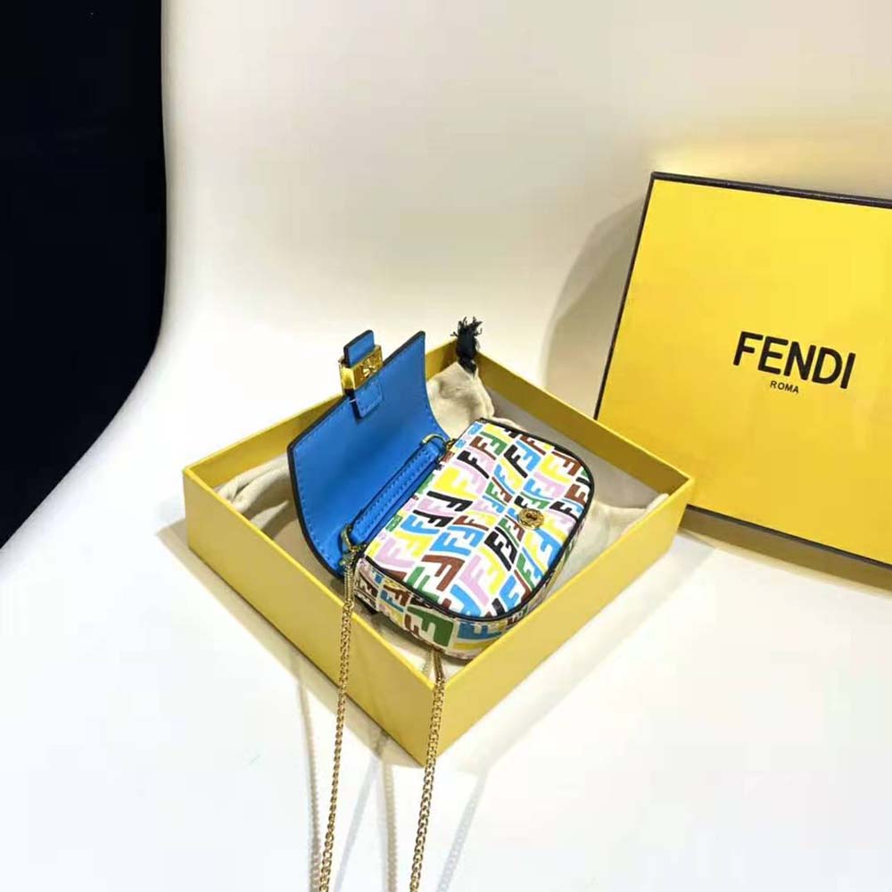 Fendi Women Nano Baguette Charm Multicolor Leather Charm - image 8