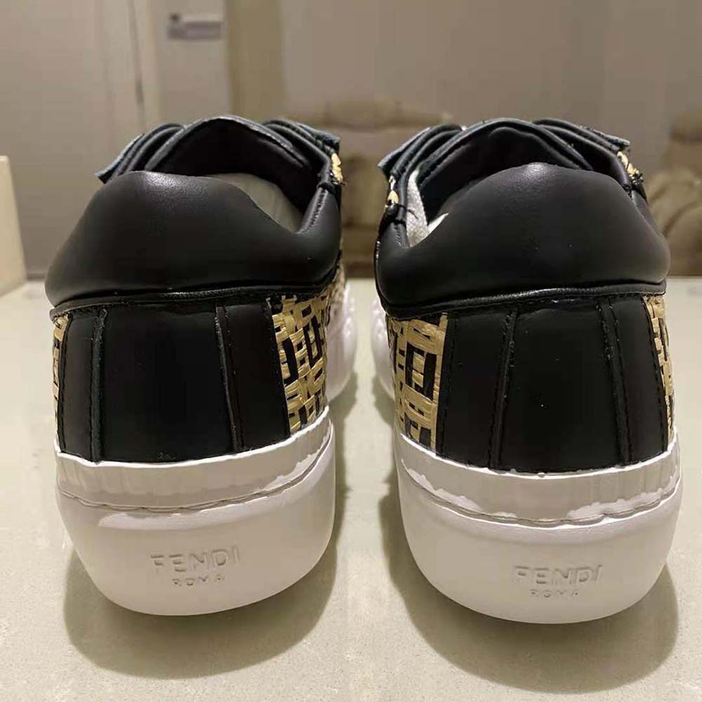 Fendi Women Sneakers Natural Raffia Low-Tops-Beige - image 8