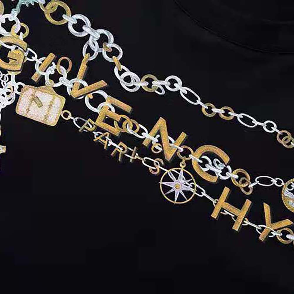Givenchy Women Charms Masculine T-shirt-Black - image 10
