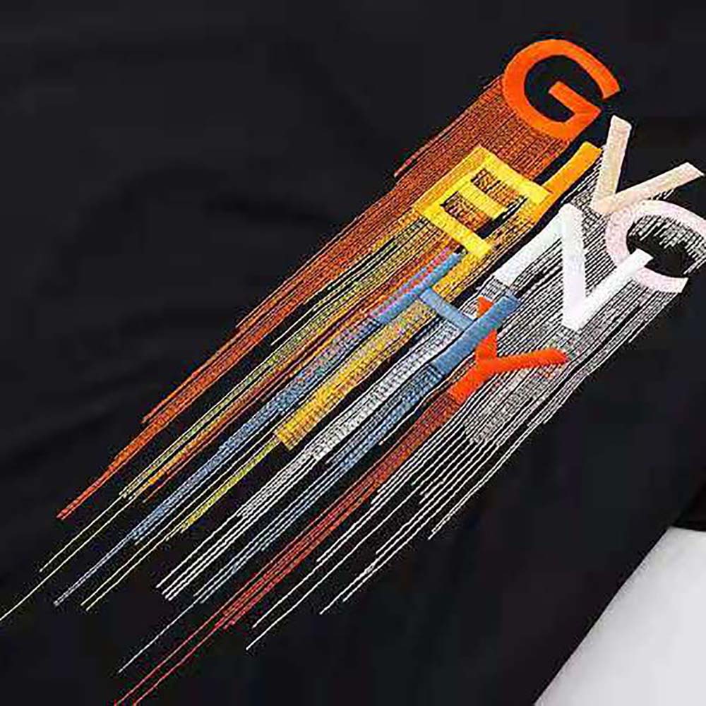 Givenchy Men Multicolored Embroidered T-shirt - image 10