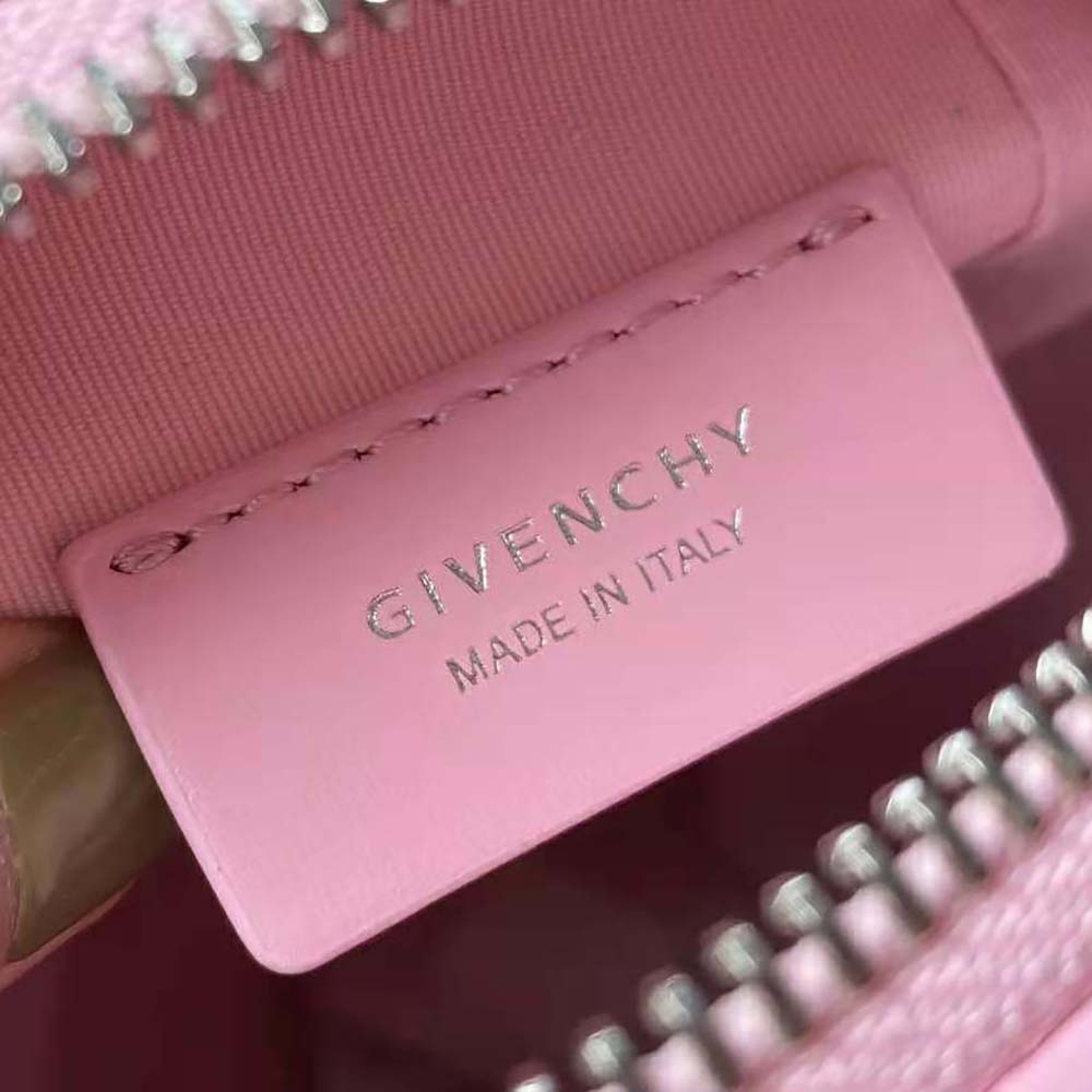 Givenchy Women Mini Antigona Vertical Bag in Box Leather-Pink - image 8