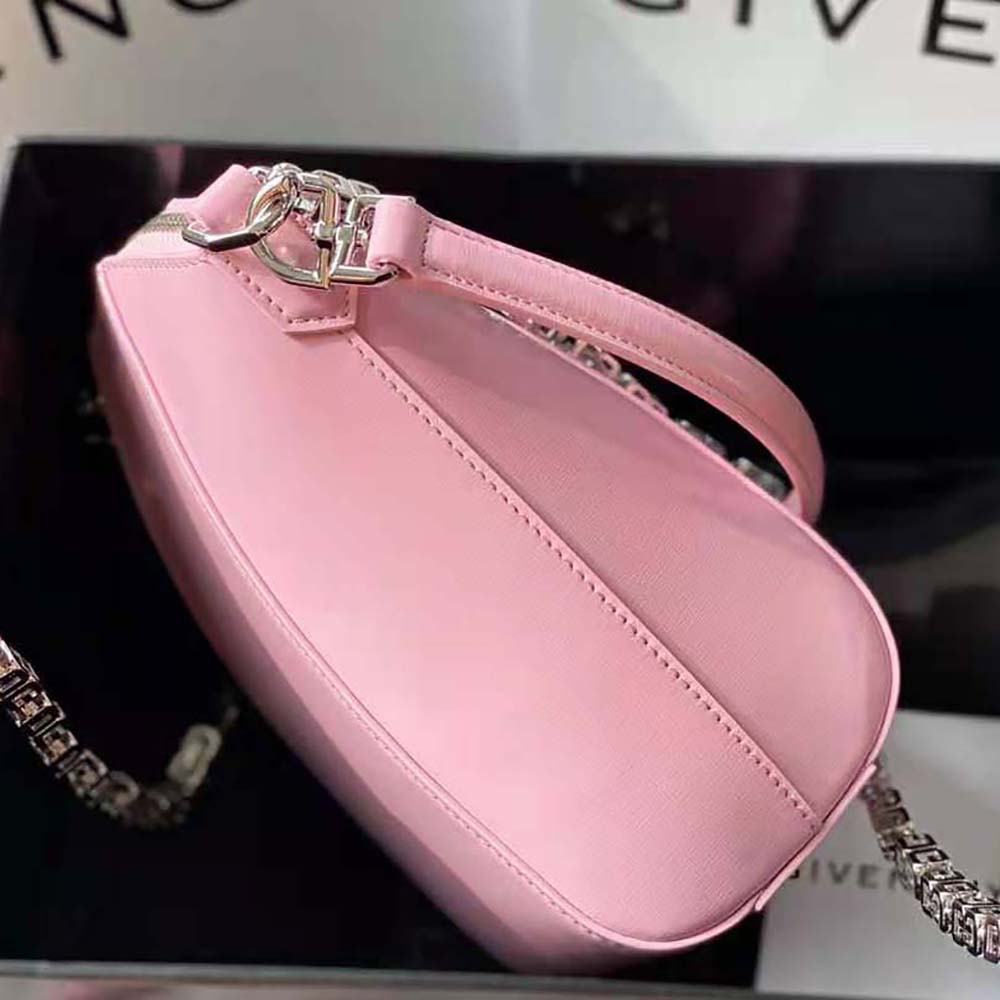 Givenchy Women Mini Antigona Vertical Bag in Box Leather-Pink - image 5