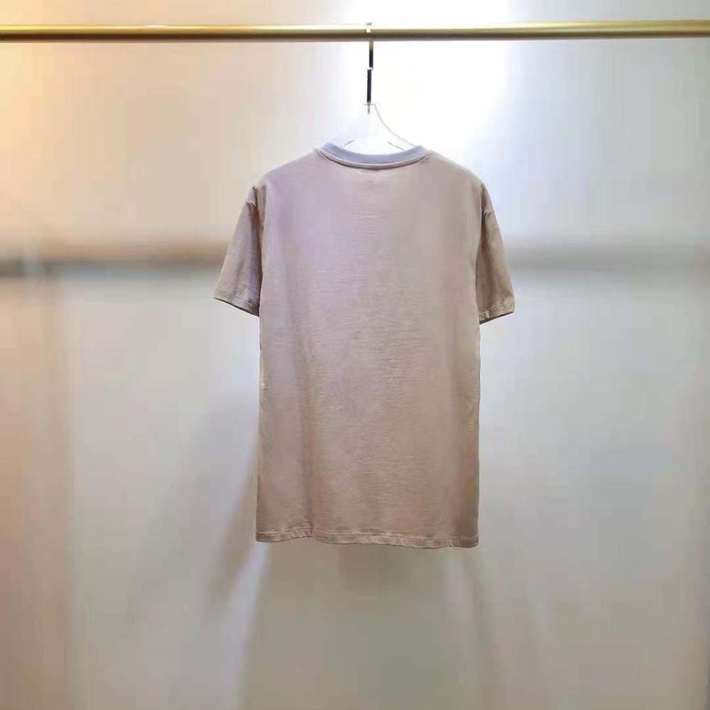 Side angle showing relaxed fit of Loewe Women Boyfriend Anagram T-shirt