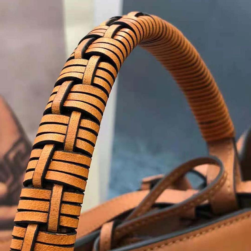 Loewe Women Small Anagram Tote in Classic Calfskin-Brown - image 9