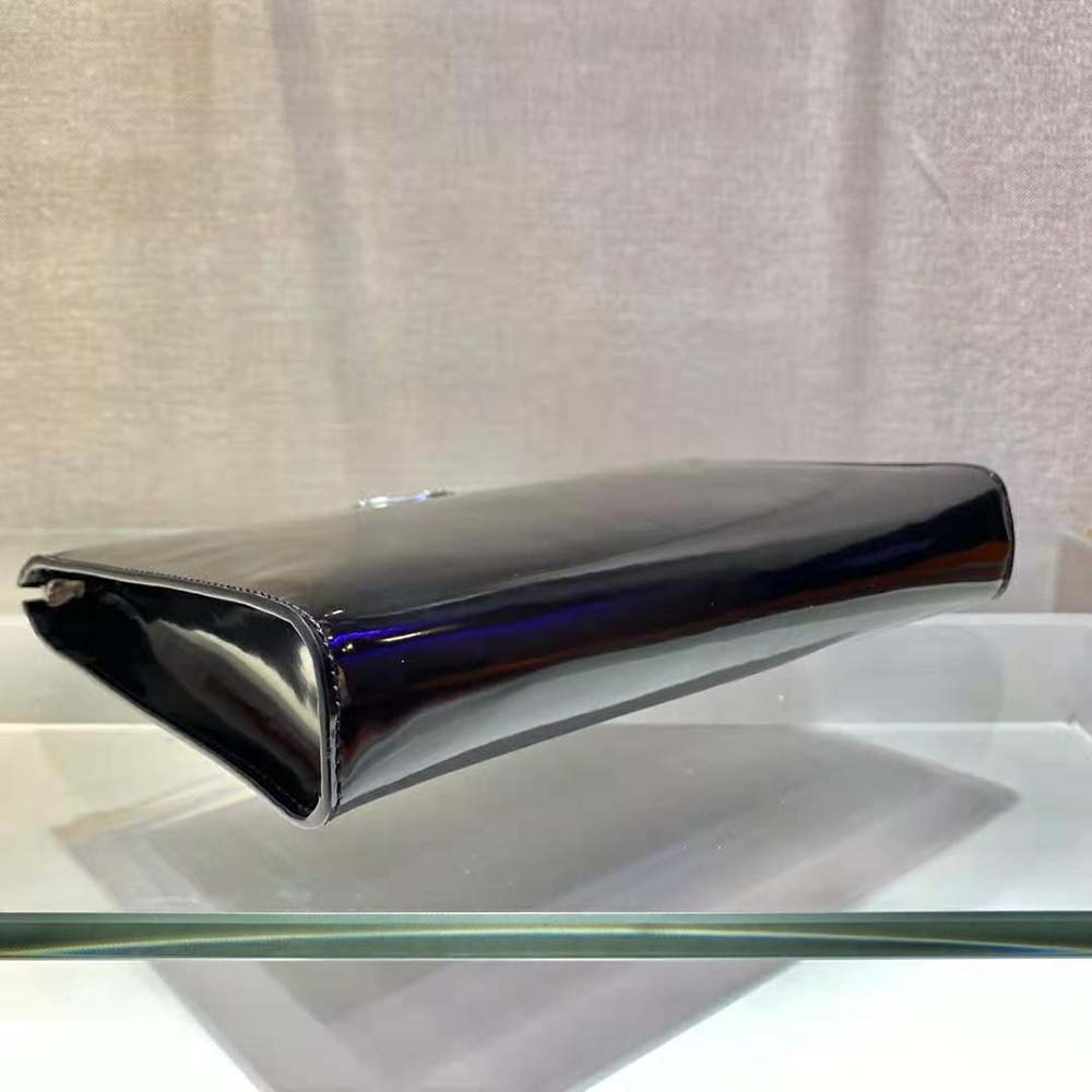 Prada Men Brushed Leather Pouch-Black - image 5