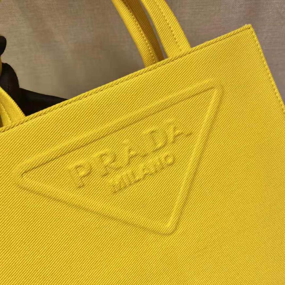 Prada Women Drill Tote Handles Bag-Yellow - image 8