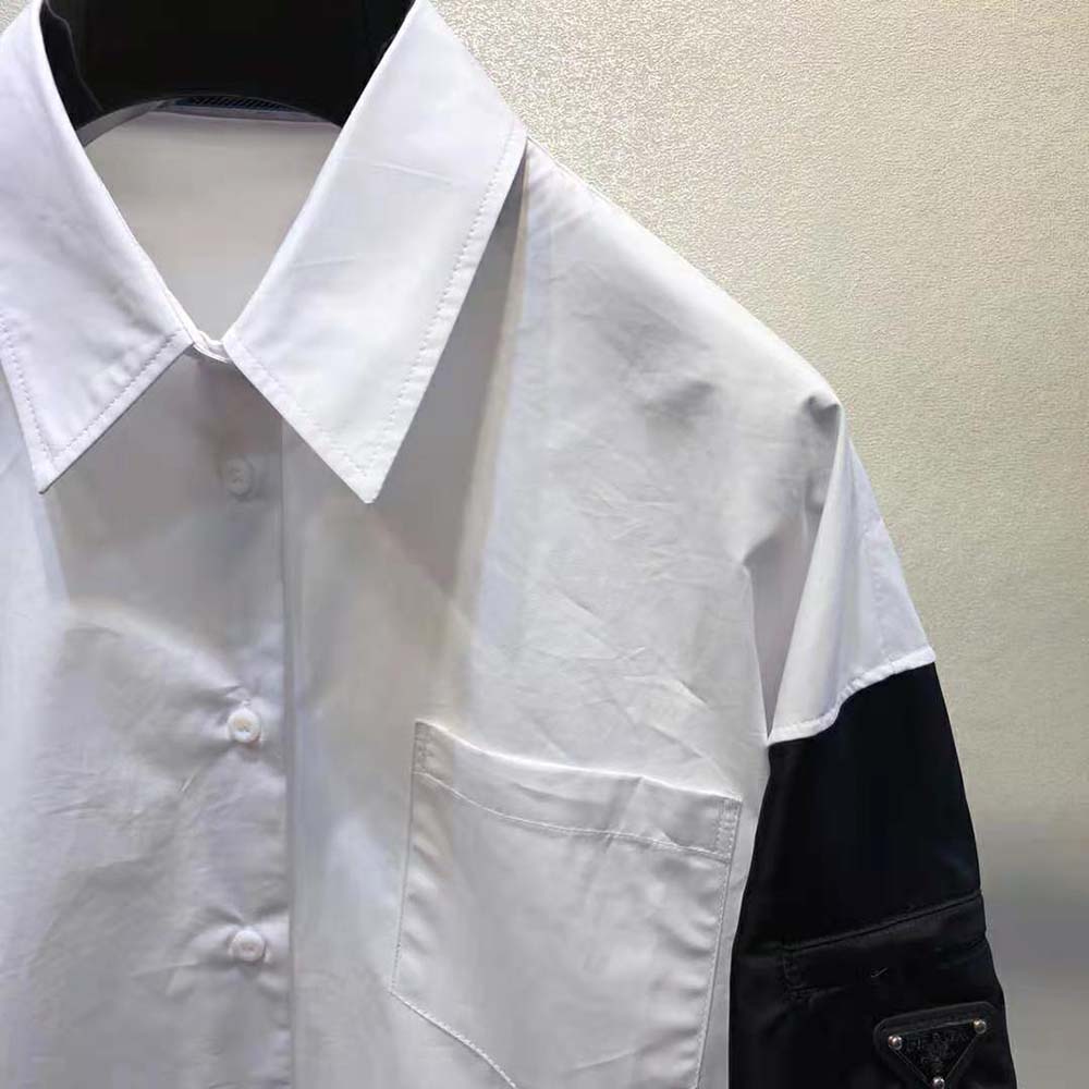 Prada Women Poplin Shirt-White - image 6