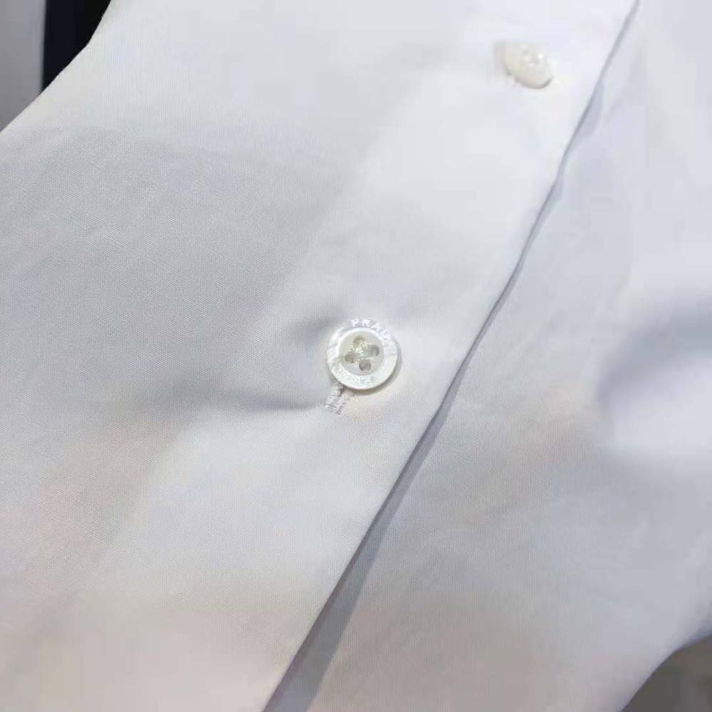 Prada Women Poplin Shirt-White - image 9