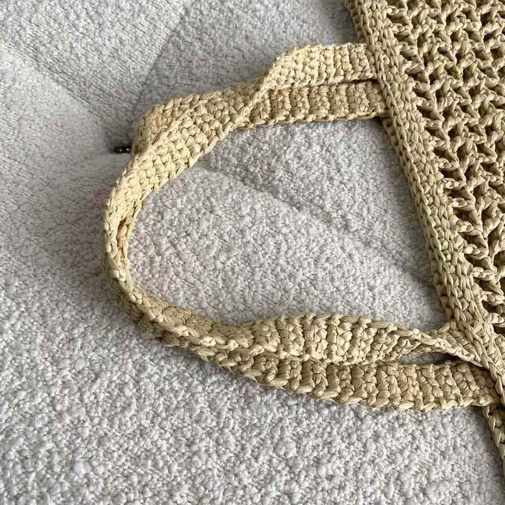 Prada Women Raffia Tote Bag-Natural - image 7