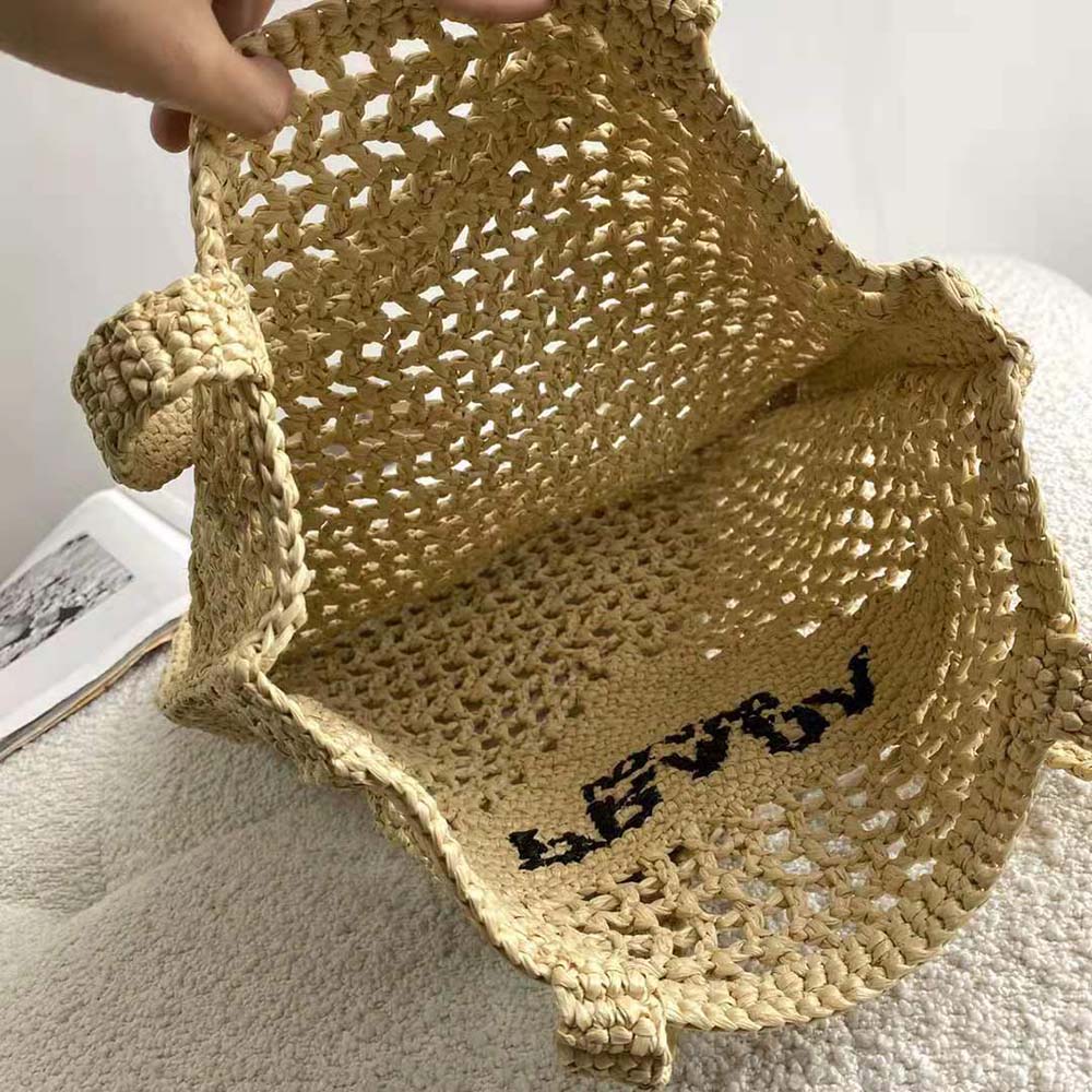 Prada Women Raffia Tote Bag-Natural - image 6
